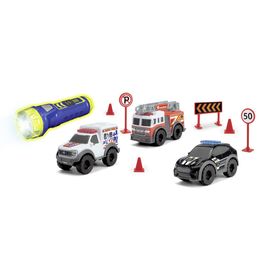 Спецтехника Dickie Toys набор SOS Быстрое реагирование Микро (3714024)