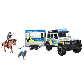 Спецтехника Dickie Toys набор Полиция Перевозка лошадей (3717007)