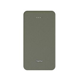 Батарея універсальна Hama 20000mAh, 15W/5V/3A, USB-C, USB-A, green (00201716)