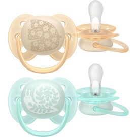 Пустышка Philips AVENT Ultra Soft 0-6 місяців 2 шт (SCF091/41)