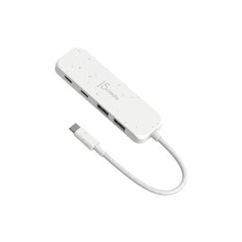 Концентратор J5create USB-C to 2xUSB-A + 2xUSB-C 3.2 10Gbps white (JCH342EW-N)