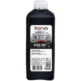 Чорнило Barva Epson 105 1л, Pigm.black (E105-791)