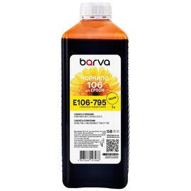 Чорнило Barva Epson 106 1л, Yellow (E106-795)