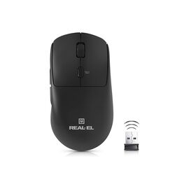 Мышка REAL-EL RM-355W Wireless Black (EL123200054)
