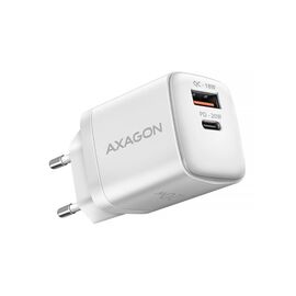 Зарядное устройство AXAGON 1xUSB QC3.0 + 1xUSB-C PD20W white (ACU-PQ20W)