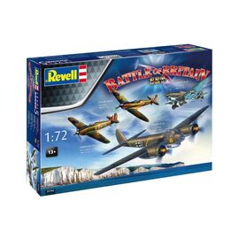 Сборная модель Revell В честь 85-летия Битвы за Британию 4 самолета, уровень 5, 1:72 (RVL-03766)