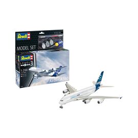 Сборная модель Revell набор Самолет Airbus A380, уровень 3, 1:288 (RVL-63808)