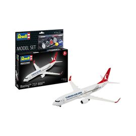 Сборная модель Revell набор Самолет Boeing 737-800 "Turkish Airlines", уровень 4, 1:144 (RVL-63772)