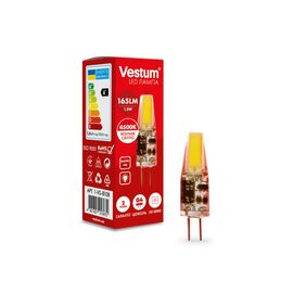 Лампочка Vestum LED COB G4 1,5W 4500K 12V (1-VS-8108)