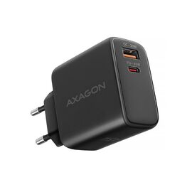 Зарядное устройство AXAGON 1xUSB QC4.0 + 1xUSB-C PD45W PPS black (ACU-PQ45)