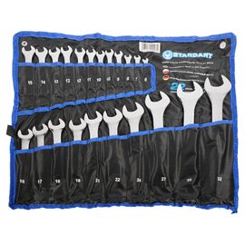 Ключ Стандарт комбинированный 6-32 мм 22 шт. в чехле (NKK22ST-S)