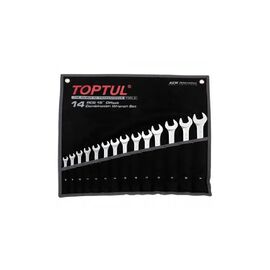Ключ Toptul комбинированный 8-24 мм 14 шт. Hi-Performance (GPAX1402)