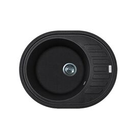 Мойка кухонная Adamant Ovum чорний (1824296100403)