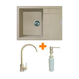 Мийка кухонна Adamant Anila Сахара + змішувач та дозатор (182496900302)