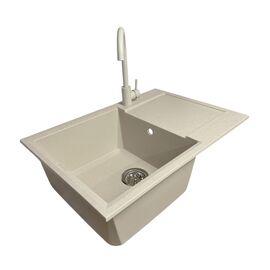 Мойка кухонная Adamant Horizon Medium Avena + змішувач (4824296104406)