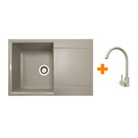 Мойка кухонная Adamant Horizon Avena + змішувач (1824296911506)