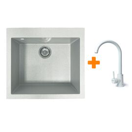 Мийка кухонна Adamant Univer Old stone + змішувач (4824296912110)