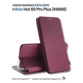Чехол для мобильного телефона BeCover Exclusive Infinix Hot 60 Pro Plus (X6886) Red Wine (714718)