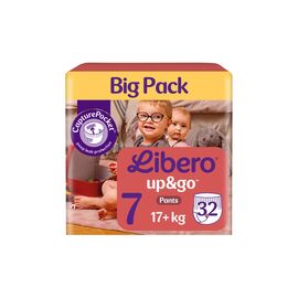 Подгузники Libero Up&Go Розмір 7 (17+ кг) 32 шт (7322542536421)