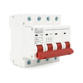 Автоматический выключатель ZUOYI Z7-63Z 4P C40 DC1000V