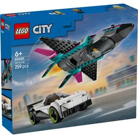 Конструктор LEGO City Реактивний літак проти автомобіля (60489)