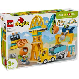 Конструктор LEGO DUPLO Town 3-в-1 Будівельний майданчик і техніка (10476)