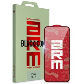 Скло захисне Armorstandart Icon Apple iPhone 16 / 15 Black (ARM79552)