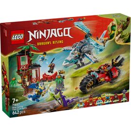 Конструктор LEGO Ninjago Автомобільна битва ніндзя біля будинку на дереві (71857)