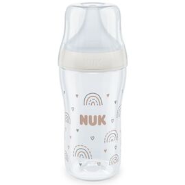 Бутылочка для кормления Nuk Perfect Match М Веселка, скляна, 230 мл (3954141)