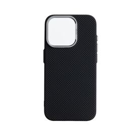 Чохол до мобільного телефона Armorstandart LikeCarbon2 MagCase Apple iPhone 16 Pro Kevlar Black (ARM88381)