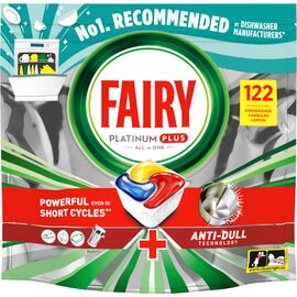 Таблетки для посудомоечных машин Fairy Platinum Plus All in One Lemon 122 шт. (8700216859974)