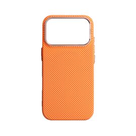 Чехол для мобильного телефона Armorstandart LikeCarbon2 SE MagCase Apple iPhone 17 Pro Kevlar Orange Rose Gold (ARM89168)