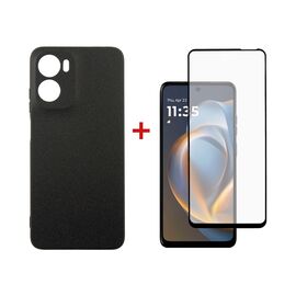 Чохол до мобільного телефона Dengos Motorola G05 Carbon+glass Black (DG-KM-178)