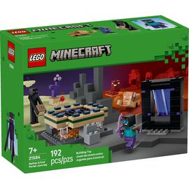 Конструктор LEGO Minecraft Путешествие в Нижний мир и Портал в Край (21584)