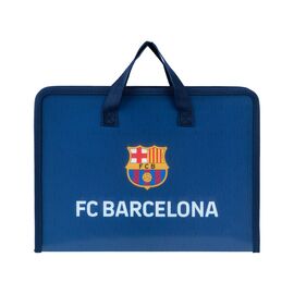 Папка - портфель Kite на молнии A4 FC Barcelona, 1 отделение (BC25-202)