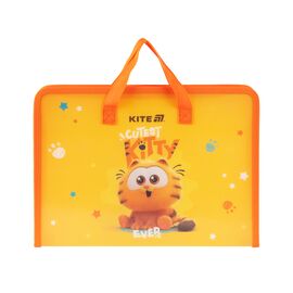 Папка - портфель Kite на молнии A4 Garfield, 1 отделение (GF25-202)