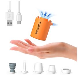 Насос для надувной мебели Flextail Tiny Pump, помаранчевий (6975755961378)