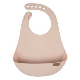 Нагрудничок Lovi Nude силіконовий, бежевий (51/031_pin)