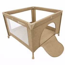 Детский манеж Velano квадратный Cubo, beige (46164)