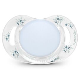 Пустышка Suavinex Poetry фізіологічна, 0-6 місяців, світло-блакитна з малюнком (308930)