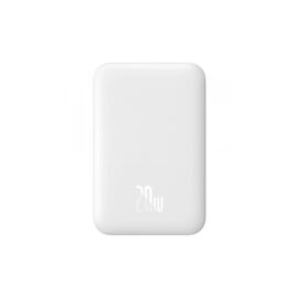 Батарея универсальная Baseus Magnetic Wireless Mini Air 6000mAh 20W PD, QC, Qi-15W, White (6932172641429)