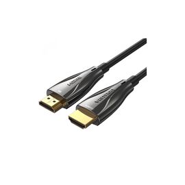 Кабель мультимедийный HDMI M to HDMI M 15.0m V2.1 Optical 8K 60Hz 48Gbps Dolby 7.1 black VENTION (ALBBN)