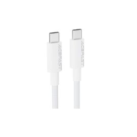 Дата кабель USB-C to USB-C 1.2m 3A white Acefast (6974316284253)