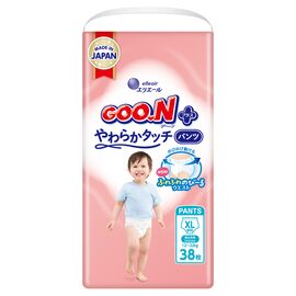 Подгузники GOO.N Plus труси 12-22 кг Розмір XL 38 шт (21001512)
