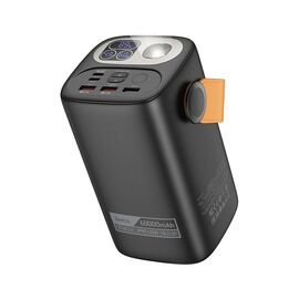 Батарея универсальная HOCO 60000mAh Astrum PD/100W, QC/3.0, LED lamp, Black (DB160 / 714724)