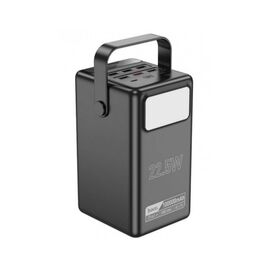 Батарея универсальная HOCO 100000mAh Endure 22.5W PD, QC, LED Lamp, Black (DB03 / 714721)
