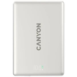 Батарея универсальная Canyon 5000mAh OnPower 500 PD20W Magnetic wireless MagSafe Grey (CNS-CPB500G)