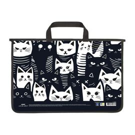 Папка - портфель Maxi А4 пластиковый на молнии (MX30054)