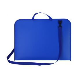Папка - портфель Maxi А3 пластиковый на молнии, синий (MX30005)