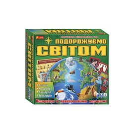 Настольная игра Ранок 3 в 1. Путешествуем по миру (4823076146115)